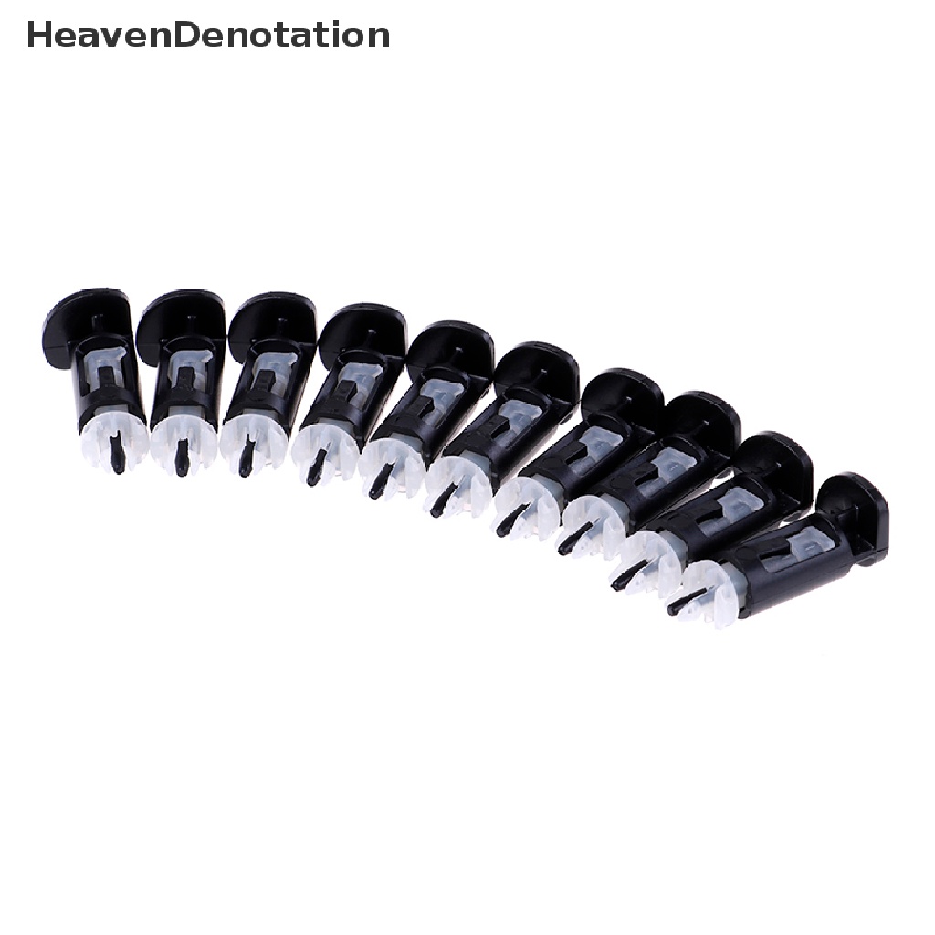 (Heavendenotation) 10pcs Klip Mounting Kipas Pendingin Cpu 775 Bahan Plastik