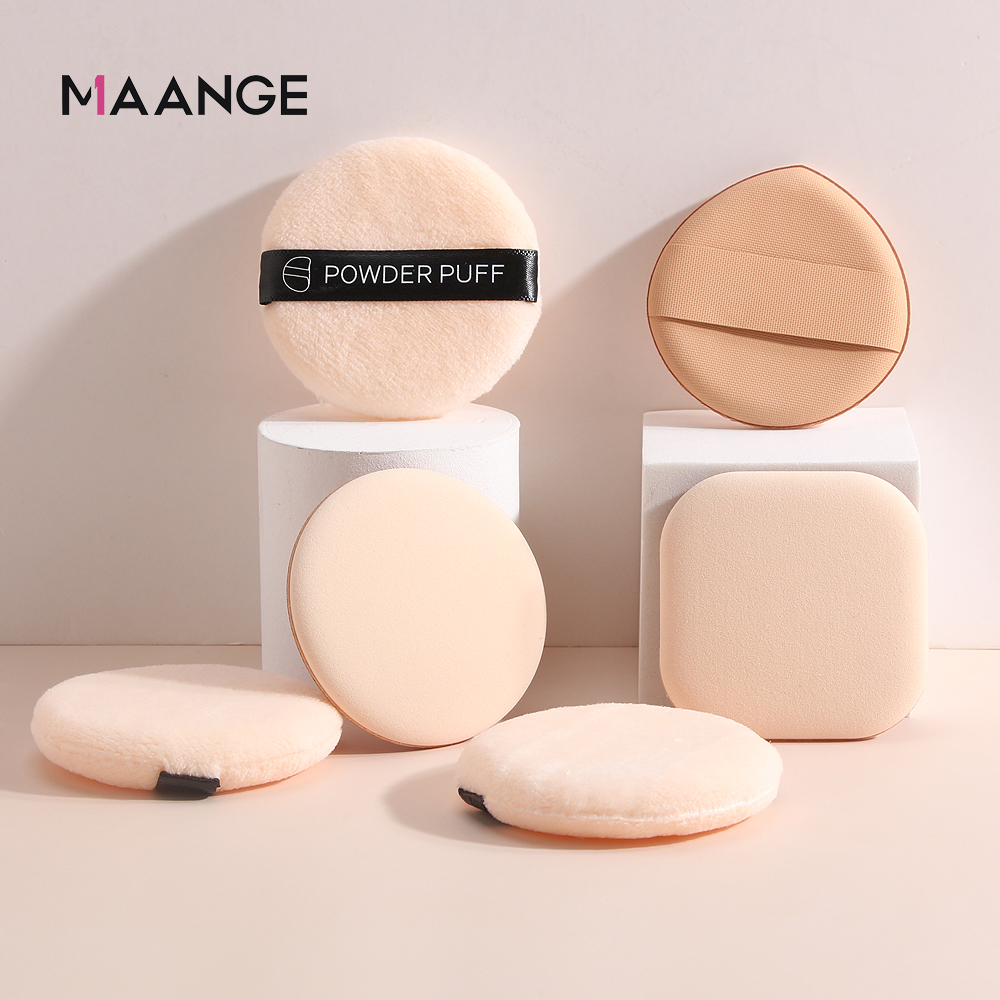 MAANGE 6 Pcs/Box Powder Puff Sponge Bedak Air Cushion Makeup Foundation Soft Concealer BB Cream