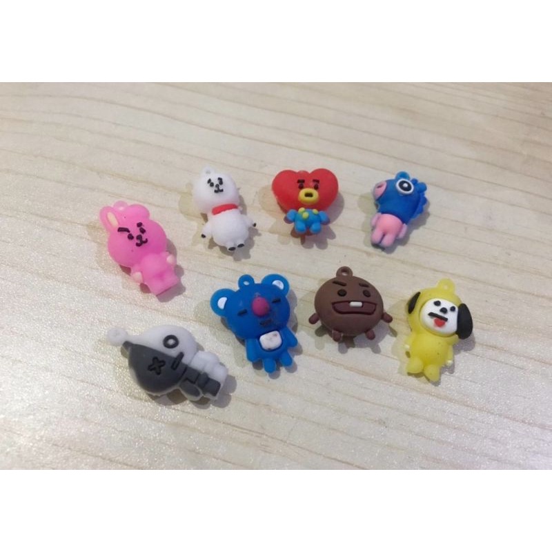 Charm BTS, bunga | liontin kalung masker | hiasan kalung masker - mix