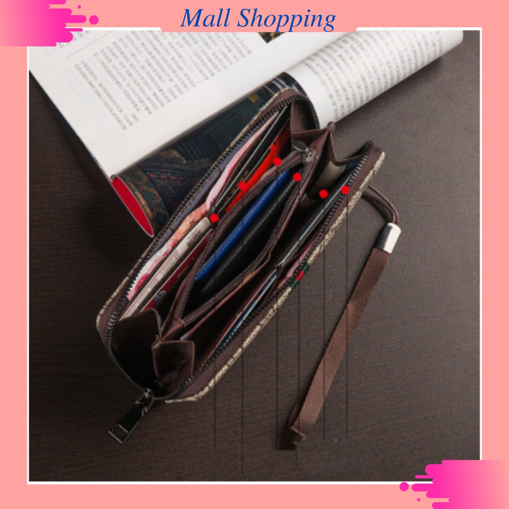 (COD) Dompet Wanita Dompet Panjang Dompet Kulit Import Women Wallet Fashion MALL SHOPPING