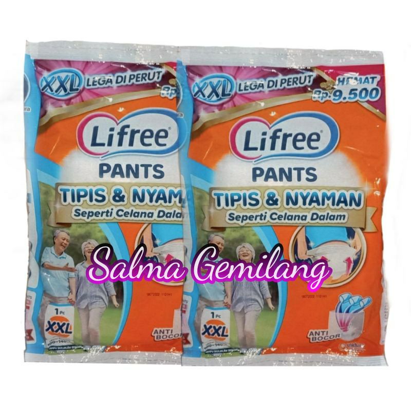 Lifree XXL1 popok dewasa celana popok dewasa popok orang tua popok lansia