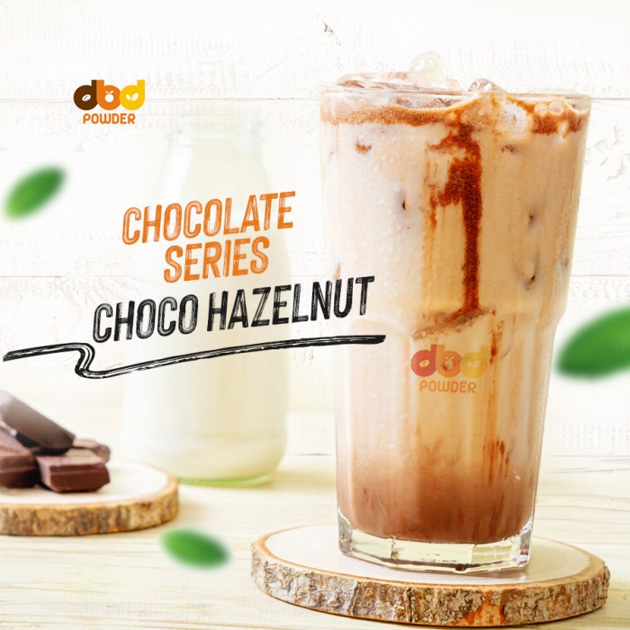 

BUBUK MINUMAN COKELAT HAZELNUT - POWDER CHOCO HAZELNUT DBD POWDER