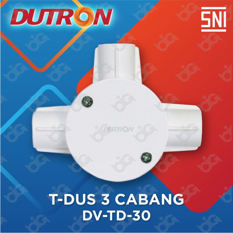 T Dus Cabang 3 Tdus Dutron Cabang 3 Sni Tdus 3 Lubang Dutron Putih