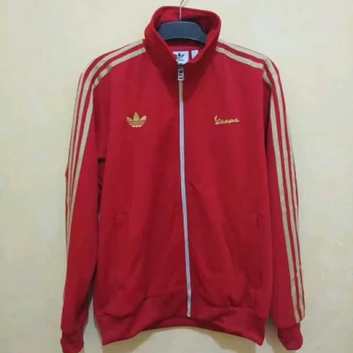 Jaket Adidas Vespa Red Original Bnwt .Deevagrosir.Olshop