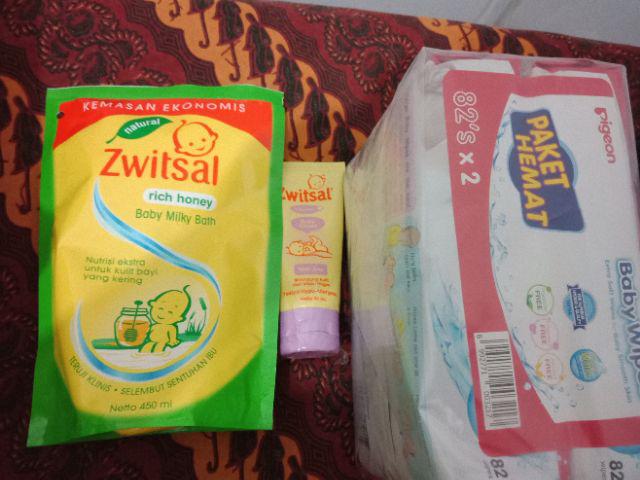 (TERMURAH) Zwitsal Natural Baby Bath Milk & Honey Pouch