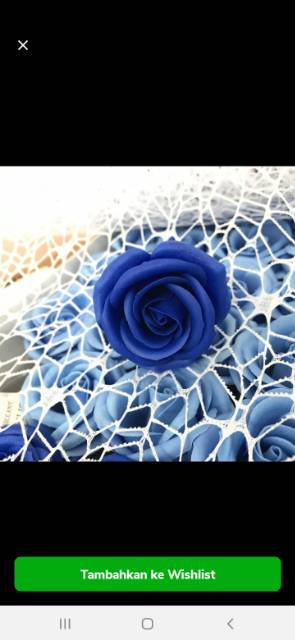 VALENTINES'S DAY SALE !! BLUE BOUQUET ROSE SOAP FLOWER BUKET BUNGA SABUN MAWAR HADIAH VALENTINE