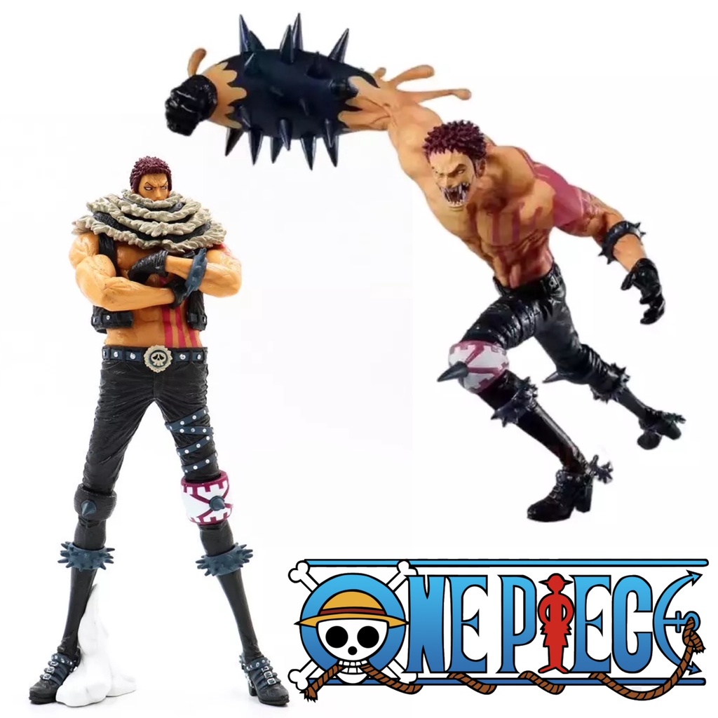 Jual ACTION FIGURE ONE PIECE CHARLOTTE KATAKURI KING OF ARTIST MAINAN