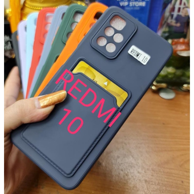 XIAOMI REDMI 10A 8 8A 8A PRO 9 9C 9T NOTE 10 PRO POCO F3 M3 X3 X3 PRO SOFTCASE MACARON PELINDUNG KAMERA + SLOT KARTU