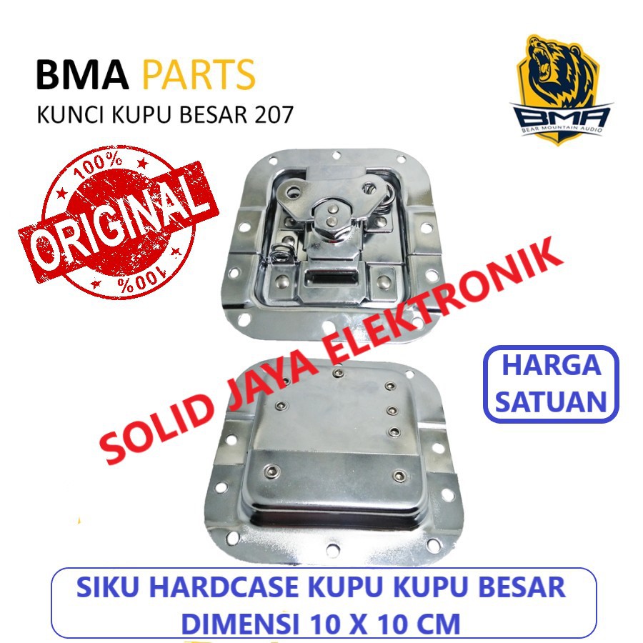 KUNCI BOX HARDCASE KUPU KUPU BESAR BESI HARD CASE KUPU-KUPU KUPU2 BELI PLAT TEBAL BMA ASLI ORIGINAL