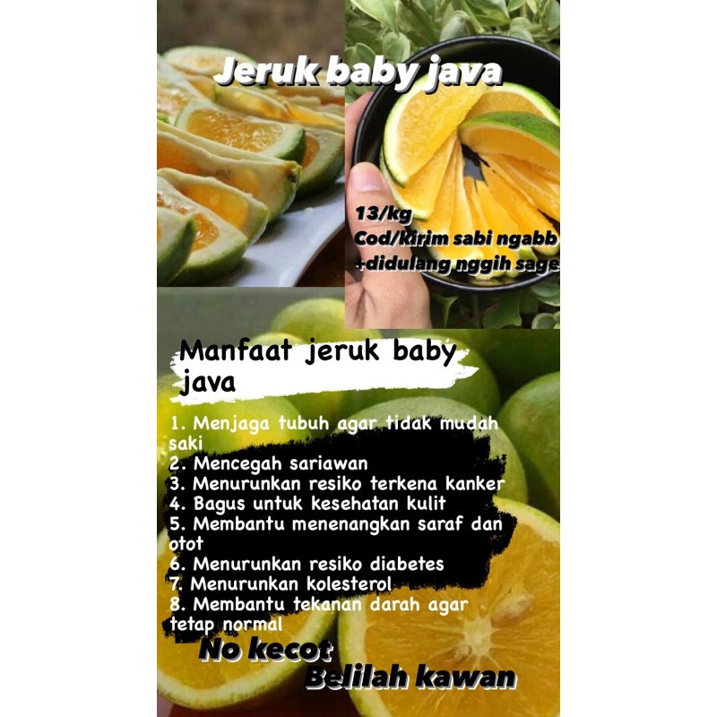 

jeruk baby java dijamin manis bunnn