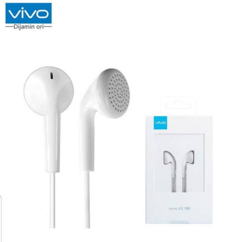 Headset Earphone Vivo Ori Y12 Y12i Y21 Y21s Y91 Y91c ORIGINAL 100%