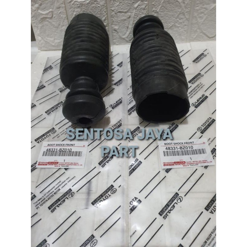 KARET BOOT SHOCK DEPAN AVANZA AGYA XENIA SOLUNA GREAT ASLI