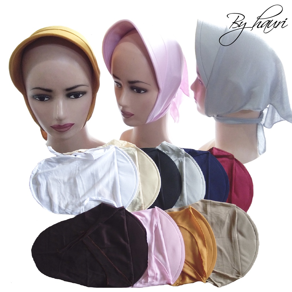 CIPUT PET TOPI SEGITIGA TALI / INNER PET TOPI SEGITIGA TALI / DALAMAN JILBAB/topi pet segitiga