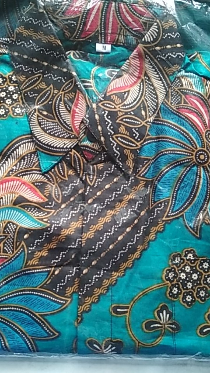 (cod) Promo Kemeja Batik Pria Size M L Xl Bswart Batik Hrbo26 Kenongo Hem