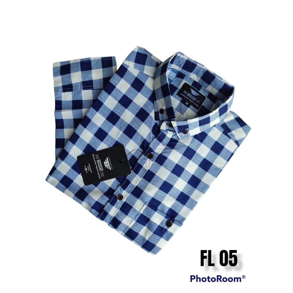 Kemeja Flanel Distro Surfing Lengan Panjang Pria Motif Garis Kotak Kotak Spcial Harga Grosir M L XL JU50