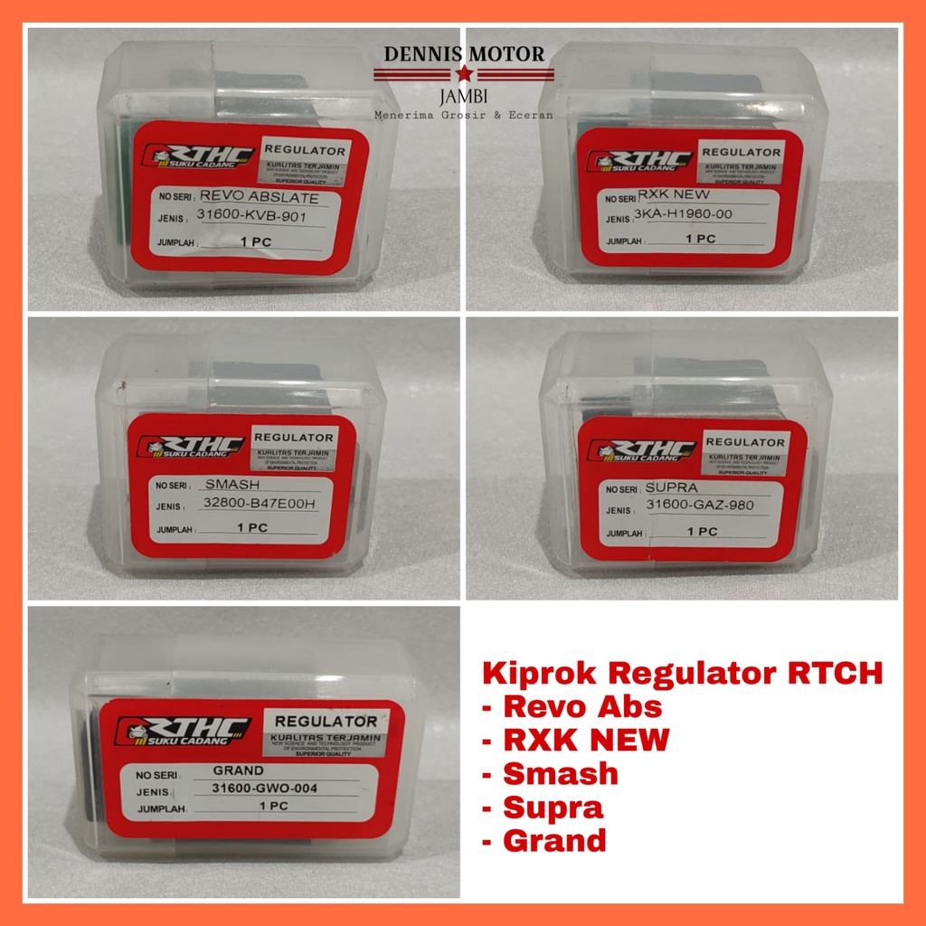 KIPROK REGULATOR REVO ABS - RXKING NEW - SMASH - SUPRA - GRAND RTHC TERMURAH