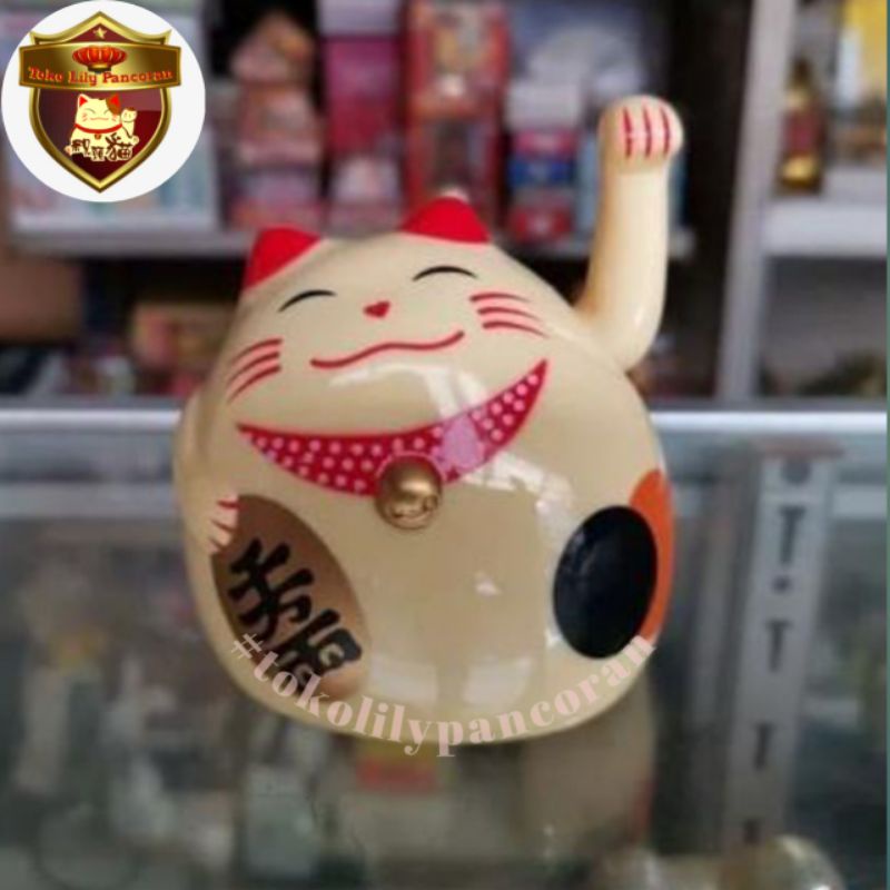 Kucing Hoki Terbaru / Kucing Lambai / Maneki neko baterai / Lucky cat Baterai