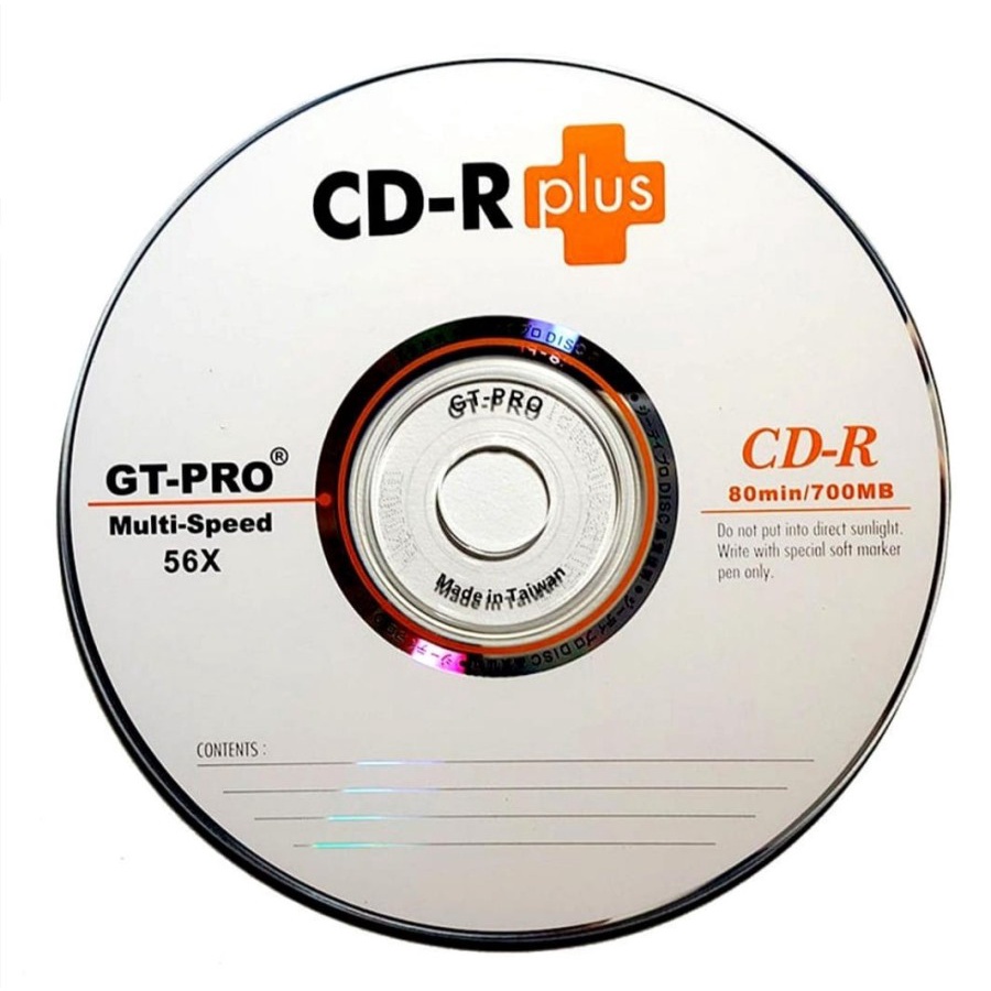 CDR GT-Pro Plus 56x 700MB / CD-R GT-Pro+ / CD Blank GT-Pro Plus