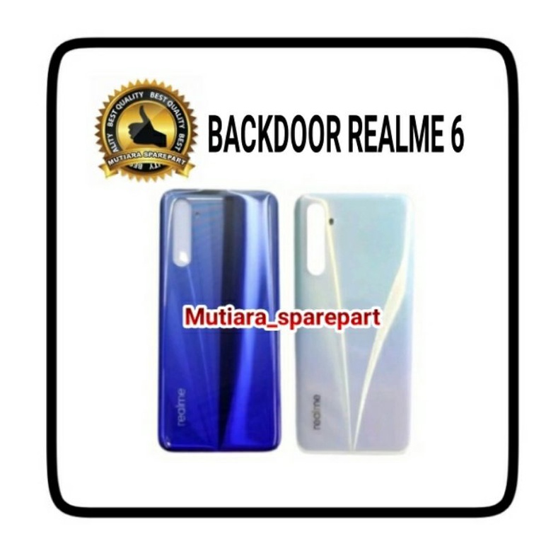 BACKDOOR / BACK COVER / CASING TUTUP BELAKANG REALME 6