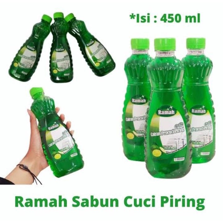 Sabun Cuci Piring Merk Ramah 450ml