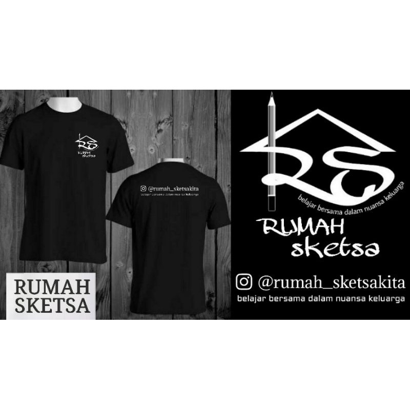 kaos komunitas Rumah Sketsa