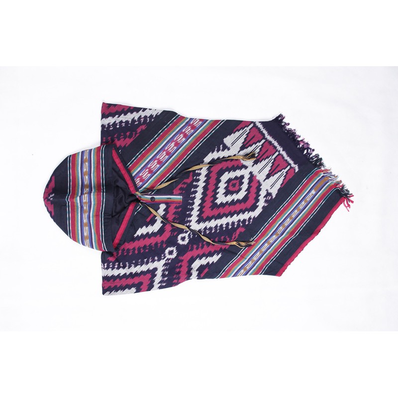 Sleeves Hoodie Tenun Etnik Toraja