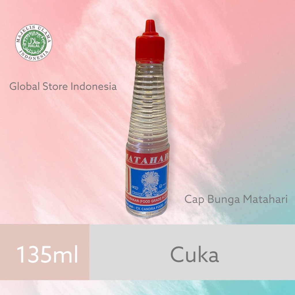 

CUKA CAP BUNGA MATAHARI (UKURAN 135ML)