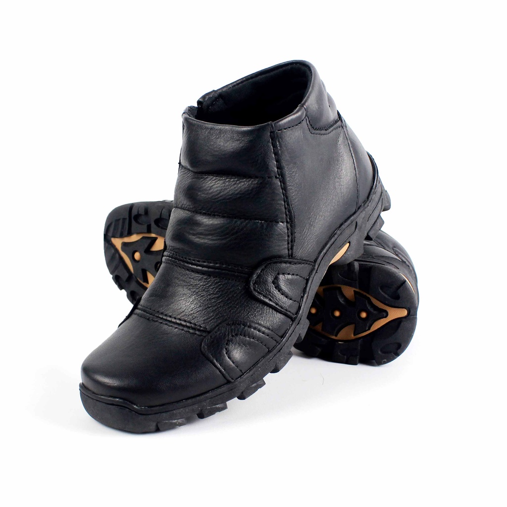 Sepatu Boots Pria Kulit Asli Virale - Sepatu Boots Pria Casual STG 021