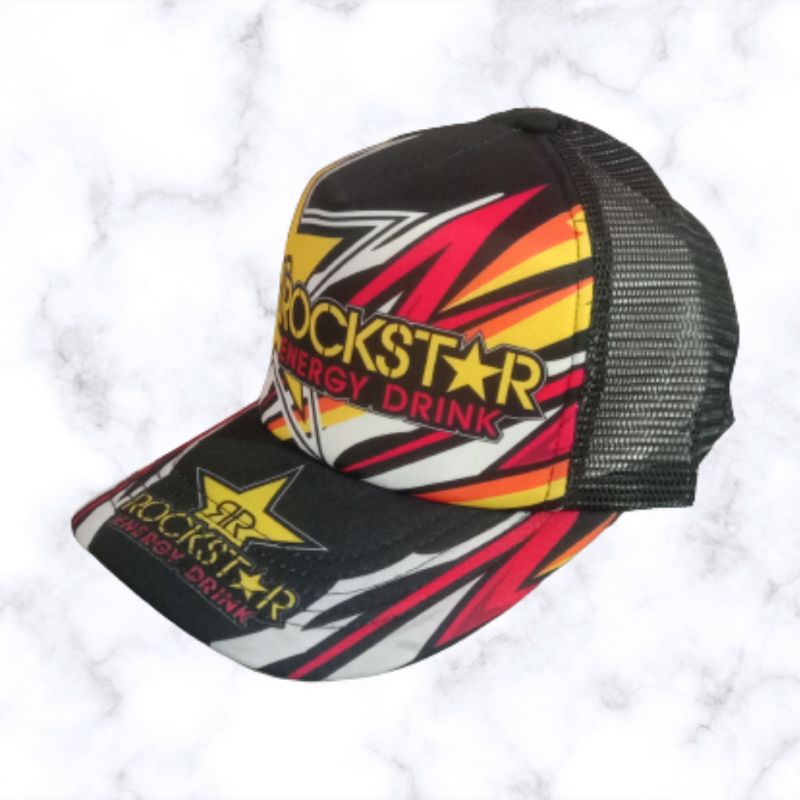 Topi Trucker Racing Rock Star