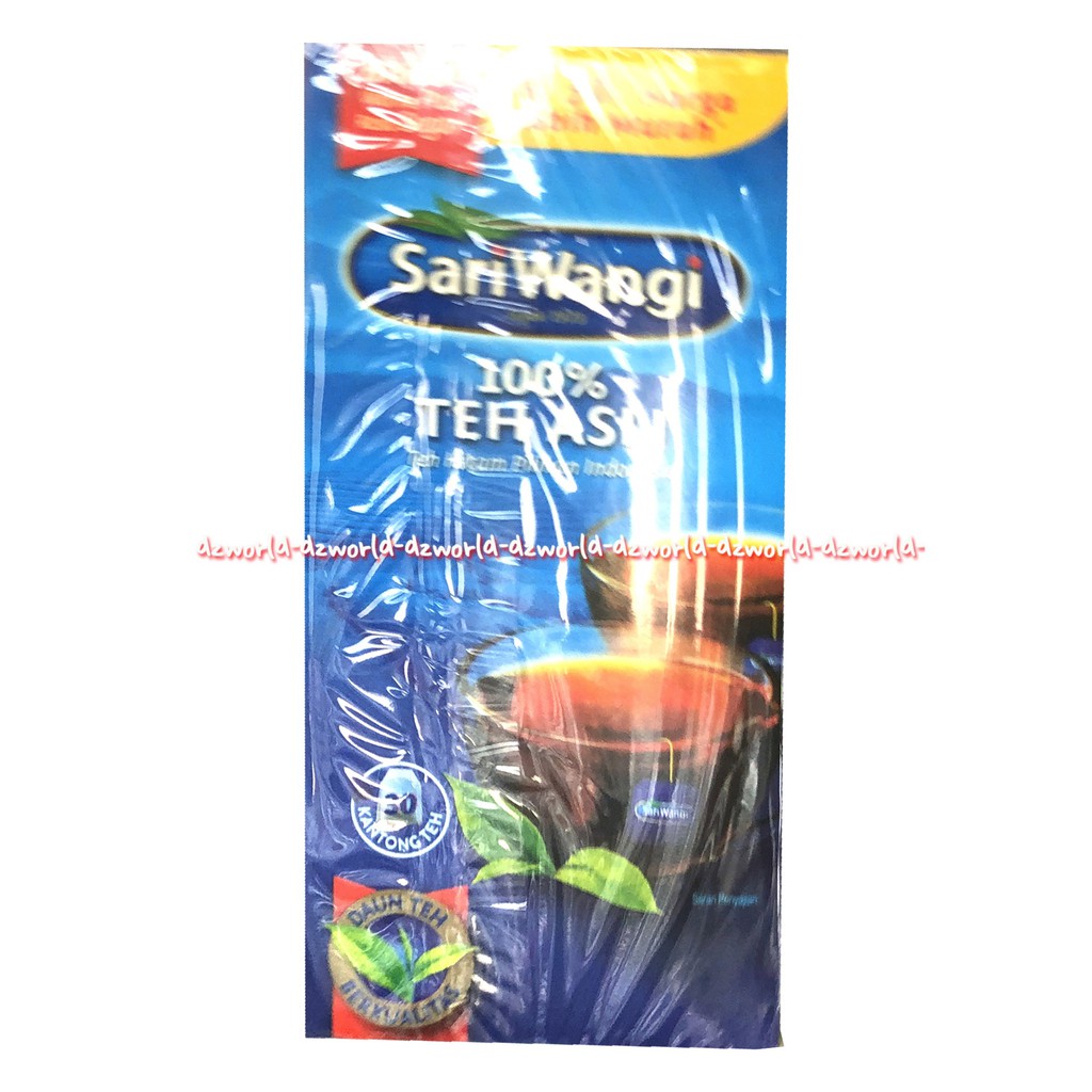 Sariwangi 100% Teh Asli Isi 30pcs Sari wangi Teh Celup Hitam