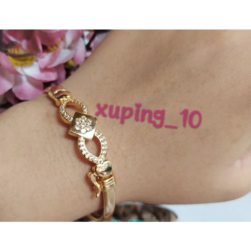 Perhiyasan Gelang Xuping Gelang Wanita Xuping Gold Anti Karat