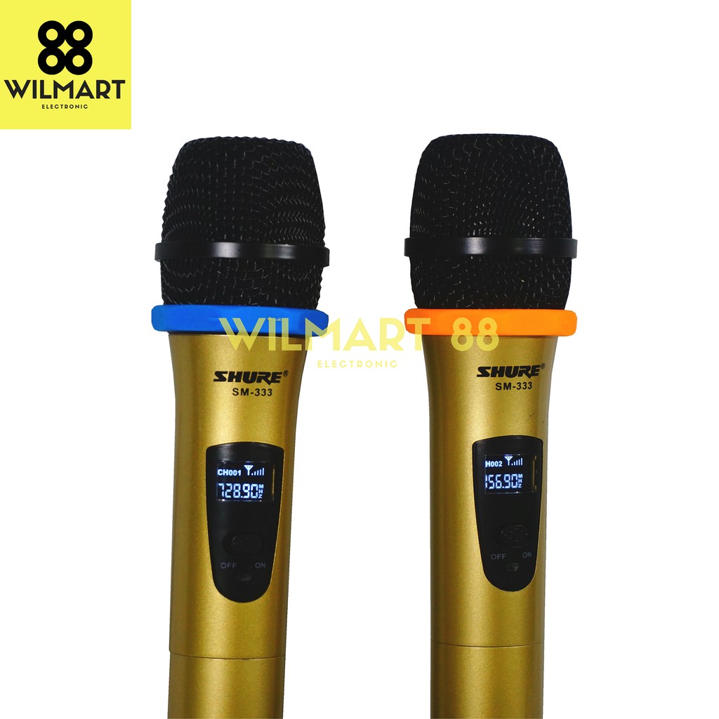 Proffesional Wireless Microphone System | SM-333 | Sitem Mikrophone Tanpa Kabel | Wireless l