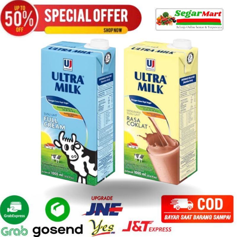 

Susu UHT ultra milk 1 liter segarmart