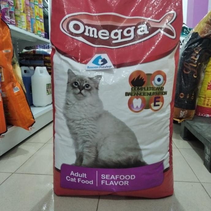 

Omega Seafood Flavor 20Kg Adult Makanan Kucing Murah Gojek