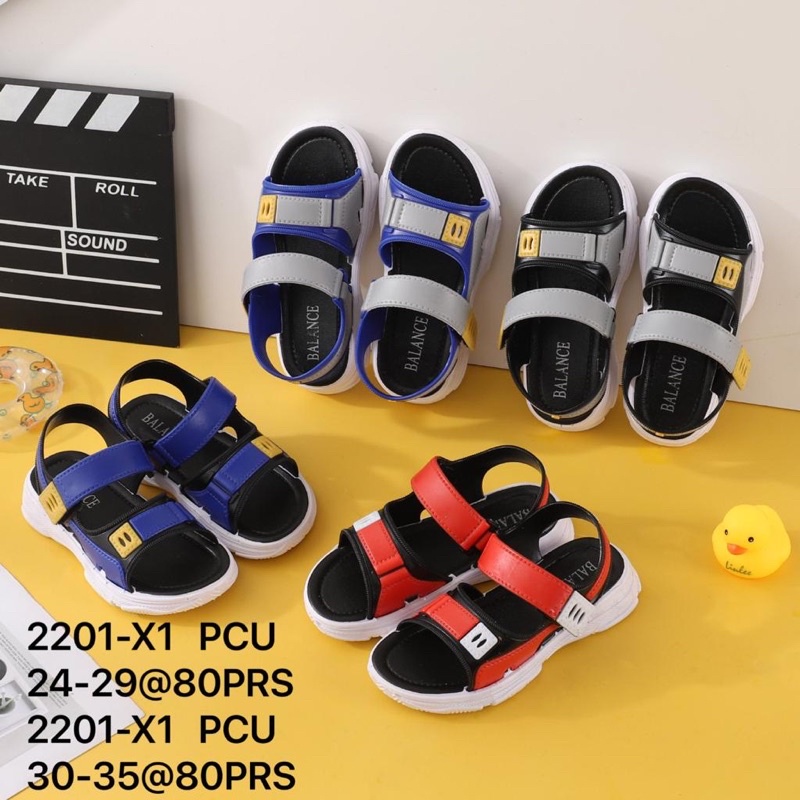 Balance 2201 Size 24-31 ~ Sandal Gunung Anak Laki Laki Fashion Import Original Karet Jelly Korea Trend Terbaru Umur 2 3 4 5 6 7 8 9 Tahun