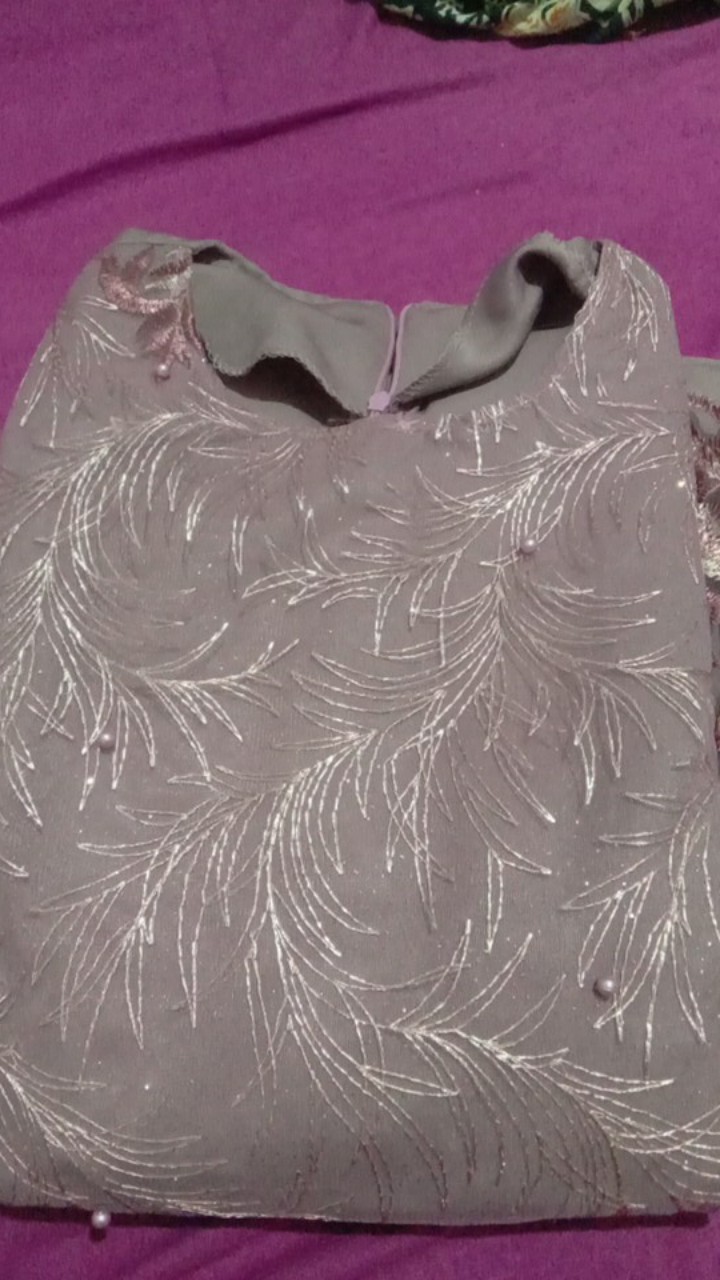 [model Baru] Gamis Maxi Keila/ S-m,l,xl,xxl, Xxxl / Brukat Premium/ Seragam/ Kondangan