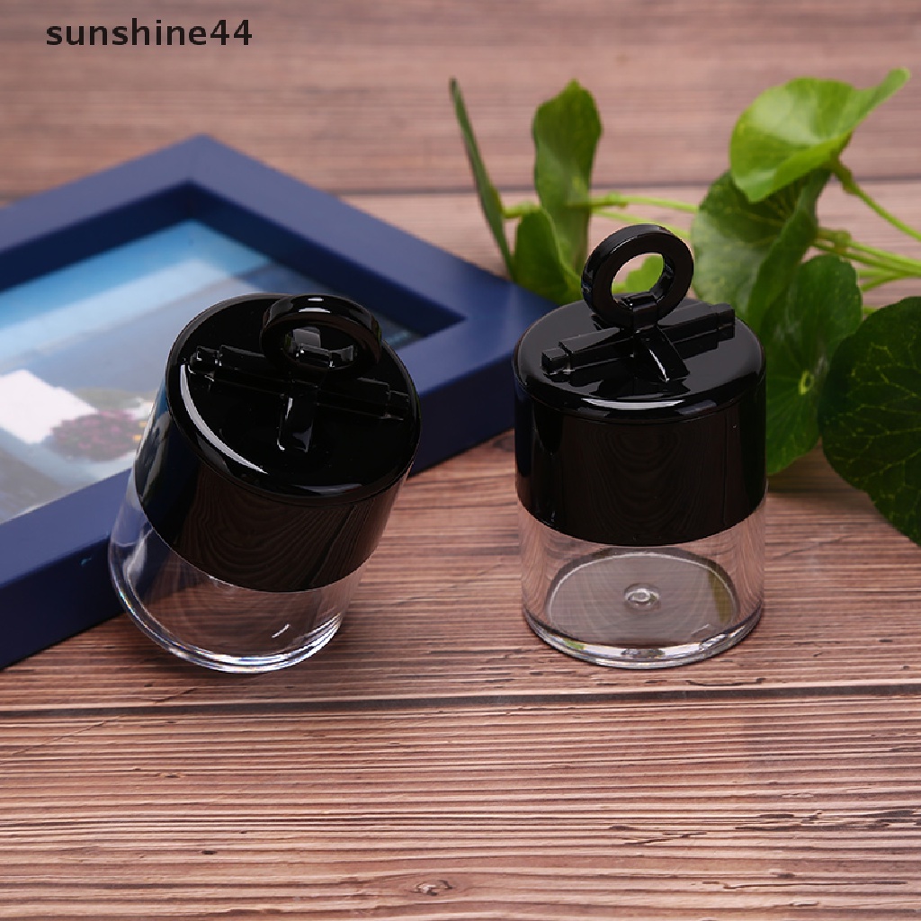 Sunshine 10g Botol Plastik Kosong Portable Dengan Puff Untuk Bedak Tabur