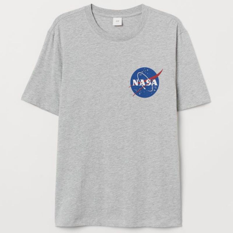 Tshirt | H&M Printed Nasa World Grey Original Fulltag Complete