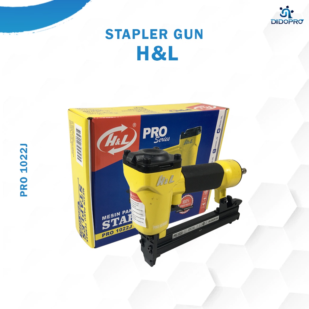 AIR NAILER GUN STAPLES ANGIN TEMBAK PAKU H&amp;L PRO 1022J 1022