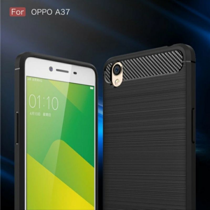 Case casing softcase carbon fiber ipaky Oppo A37 / Neo 9