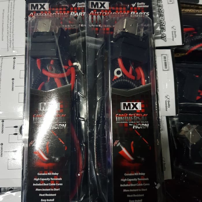 Relay Set Klakson Mx / Kabel Set Klakson / Relay Mx / Kabel Relay Mx