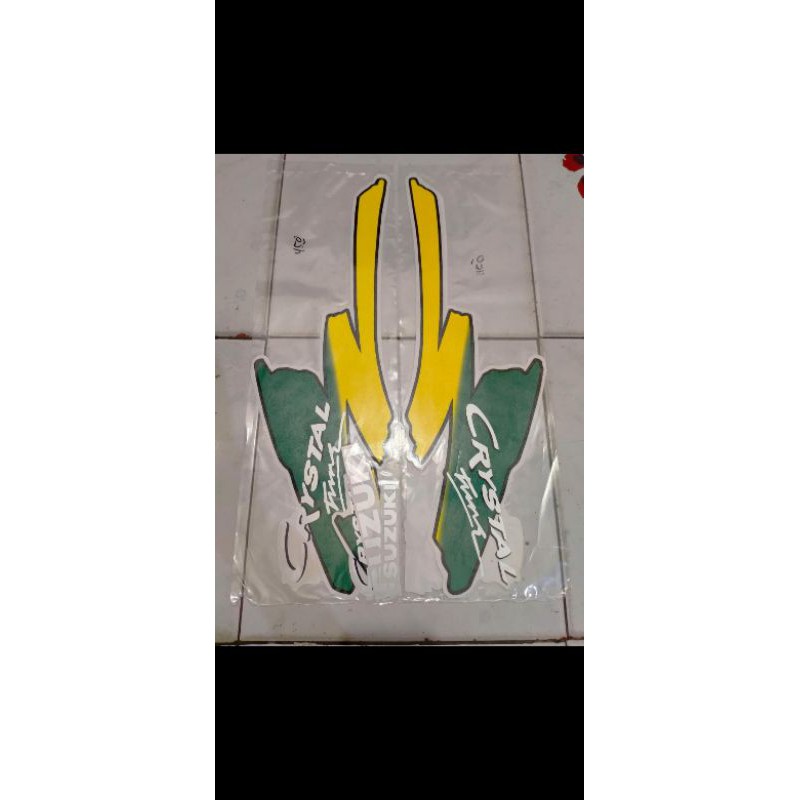 ready stok striping standar ori lis suzuki crystal