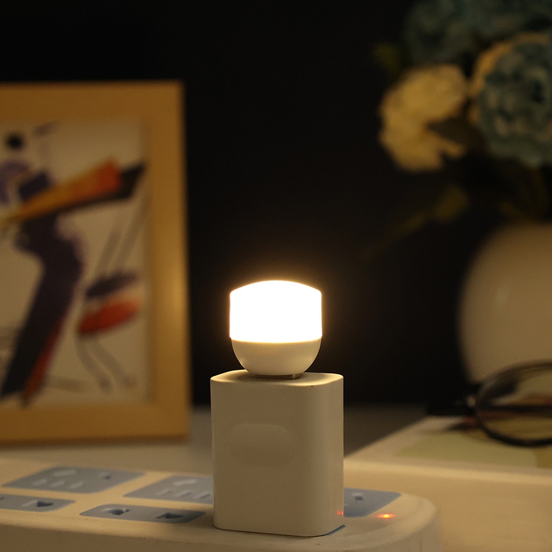 Lampu Baca LED 5v Bentuk Bulat Dengan Port USB Dan Power Charging