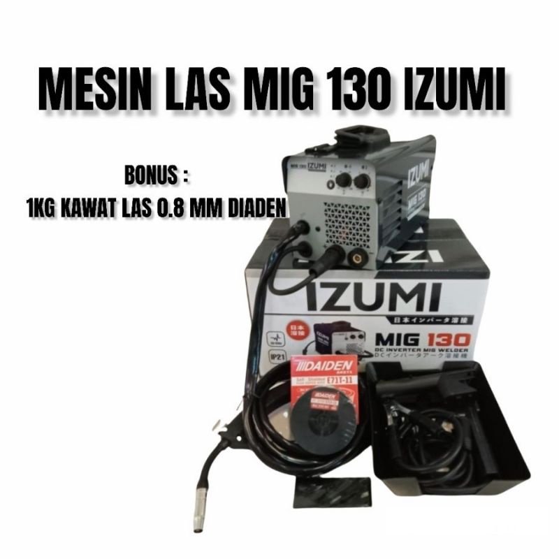 MESIN LAS CO2 IZUMI MIG 130 / TRAFO LAS IZUMI MIG 130