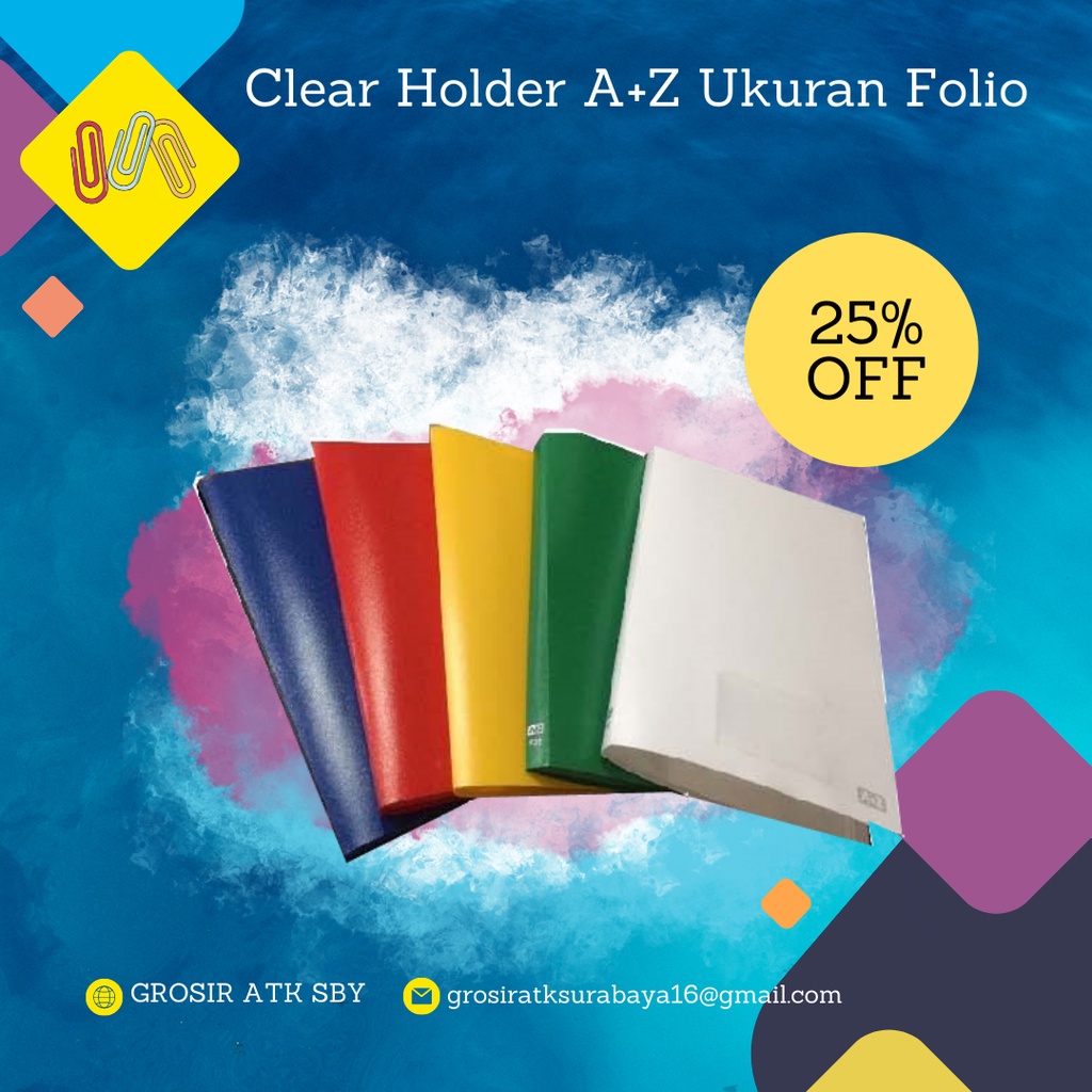 

Dokumen Keeper Folio Isi 80 / 100 Lembar / Document Keeper / Clear Holder Merk A+Z