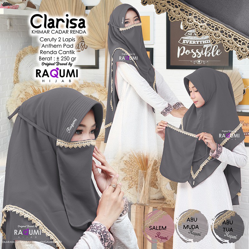 [ Original Raqumi ] Clarisa Khimar Cadar