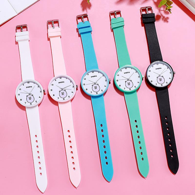 ✅ COD [BBS] Jam Tangan Quartz CandyCat Beruang Untuk Wanita Import / Jam Tangan Wanita Analog