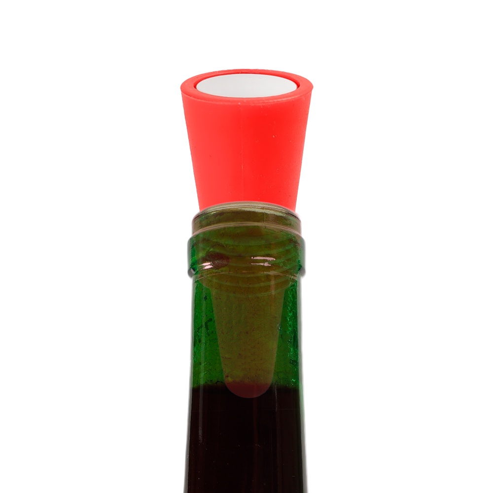 Stopper Botol Wine / Bir / Cuka Universal Bahan Silica Gel Lembut Reusable