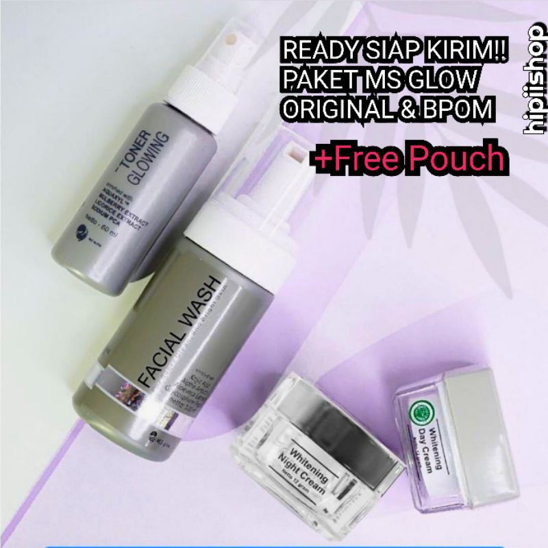PAKET MS GLOW BPOM ORIGINAL/PAKET MS GLOW MEN