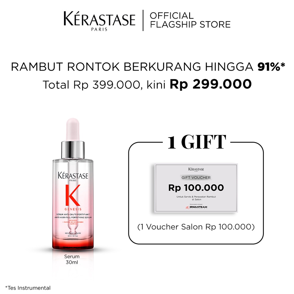 Kerastase Anti Hair Fall Serum Rambut Rontok Genesis 30ml